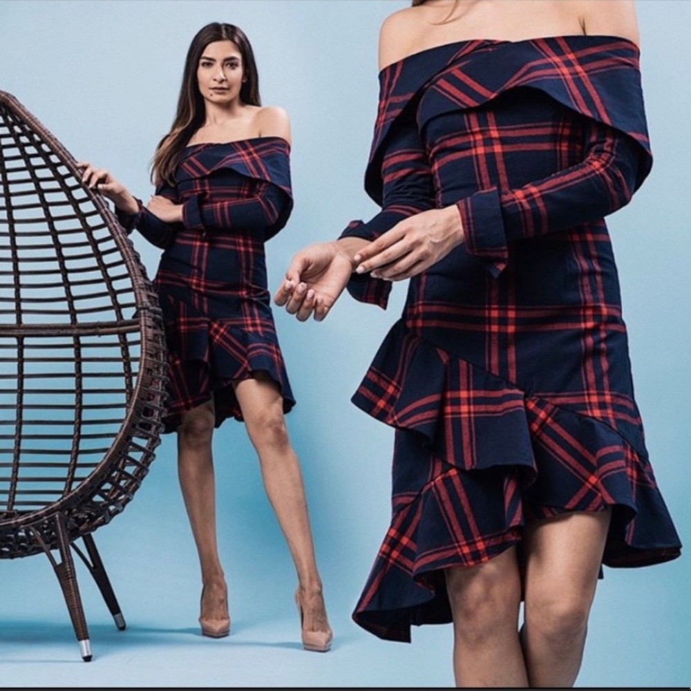 By egreis Elina plaid dress